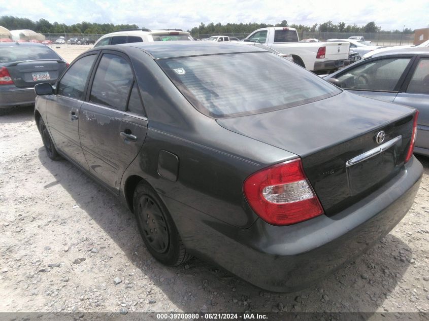 2003 Toyota Camry Le VIN: JTDBE32K630182673 Lot: 39700980