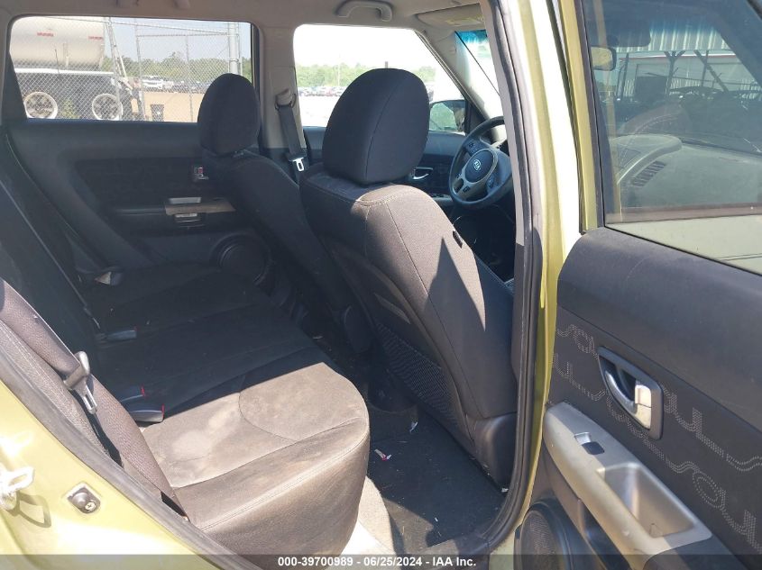 2012 Kia Soul + VIN: KNDJT2A62C7400292 Lot: 39700989