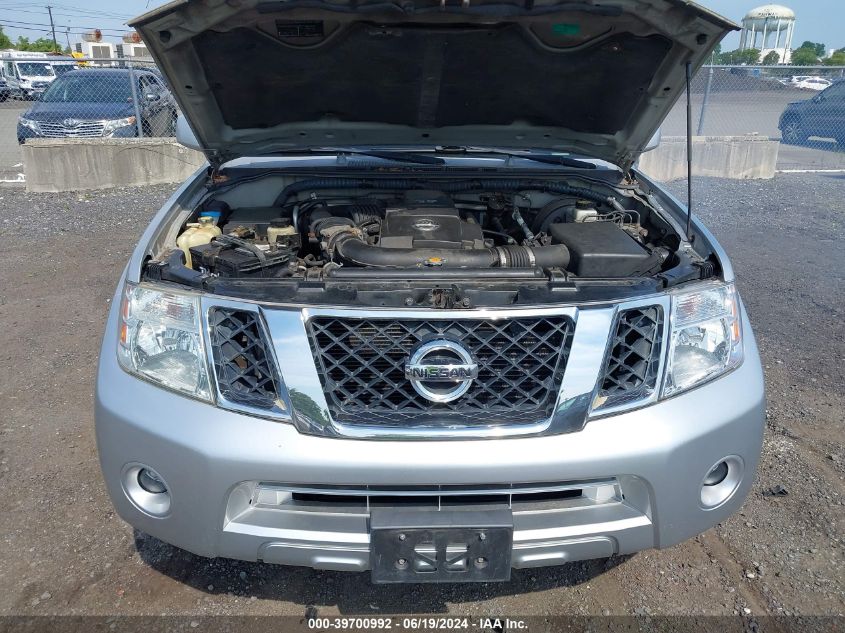 2008 Nissan Pathfinder Se VIN: 5N1AR18B88C649105 Lot: 39700992