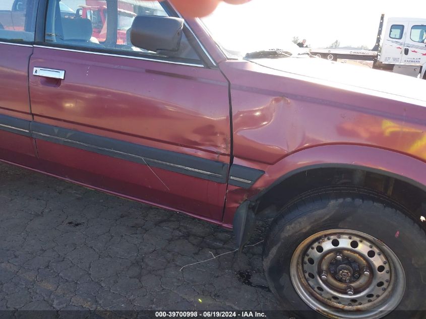 1988 Subaru Gl 4Wd VIN: JF2AN53B0JE412487 Lot: 39700998