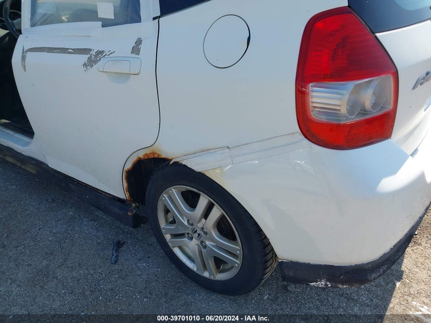 2007 Honda Fit Sport VIN: JHMGD38647S068439 Lot: 39701010