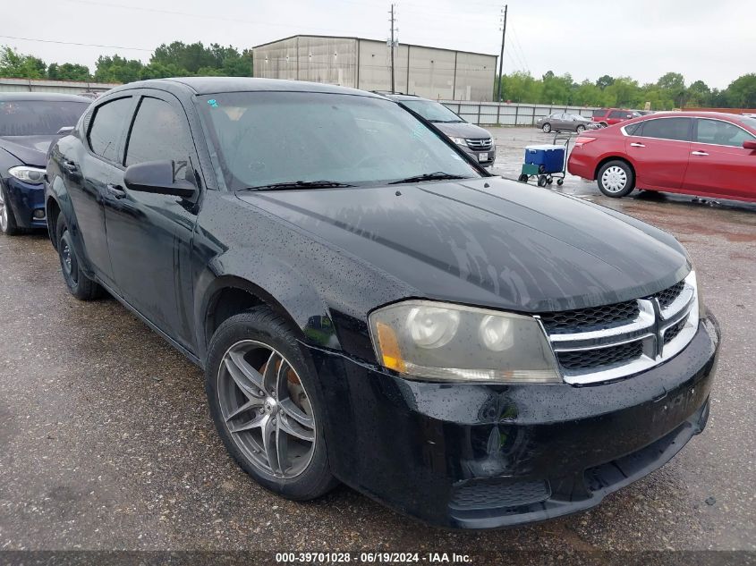 1C3CDZAB3EN187738 2014 Dodge Avenger Se