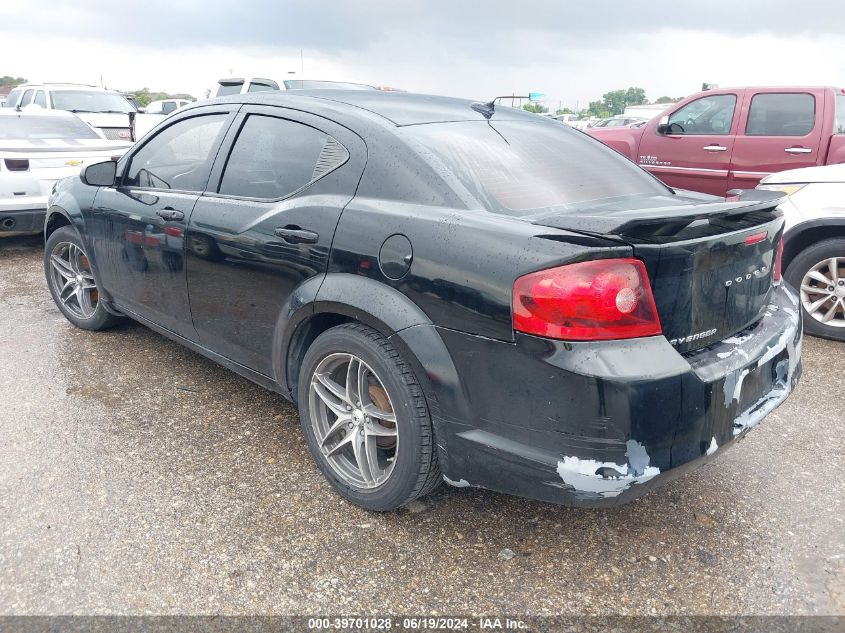 1C3CDZAB3EN187738 2014 Dodge Avenger Se