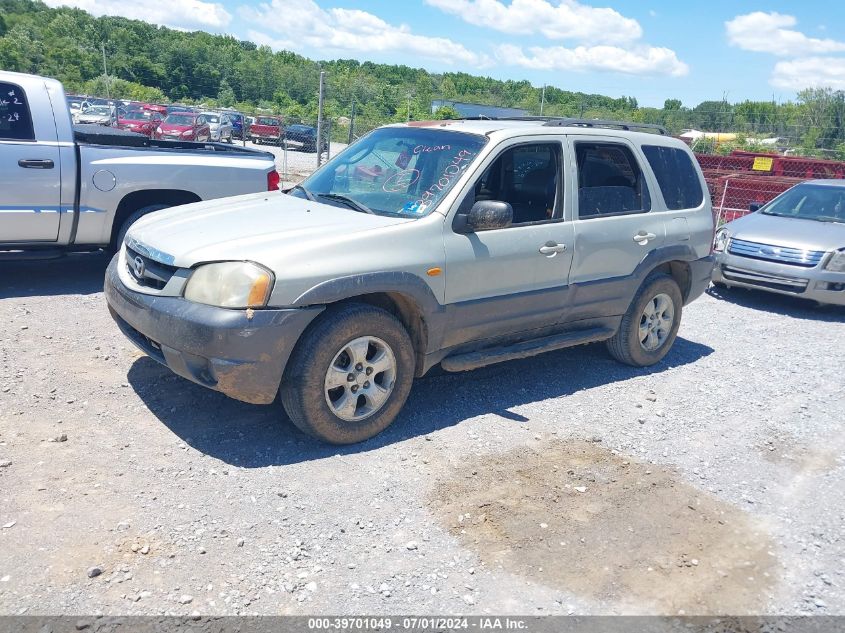 2003 Mazda Tribute Es V6 VIN: 4F2CZ96103KM11740 Lot: 39701049
