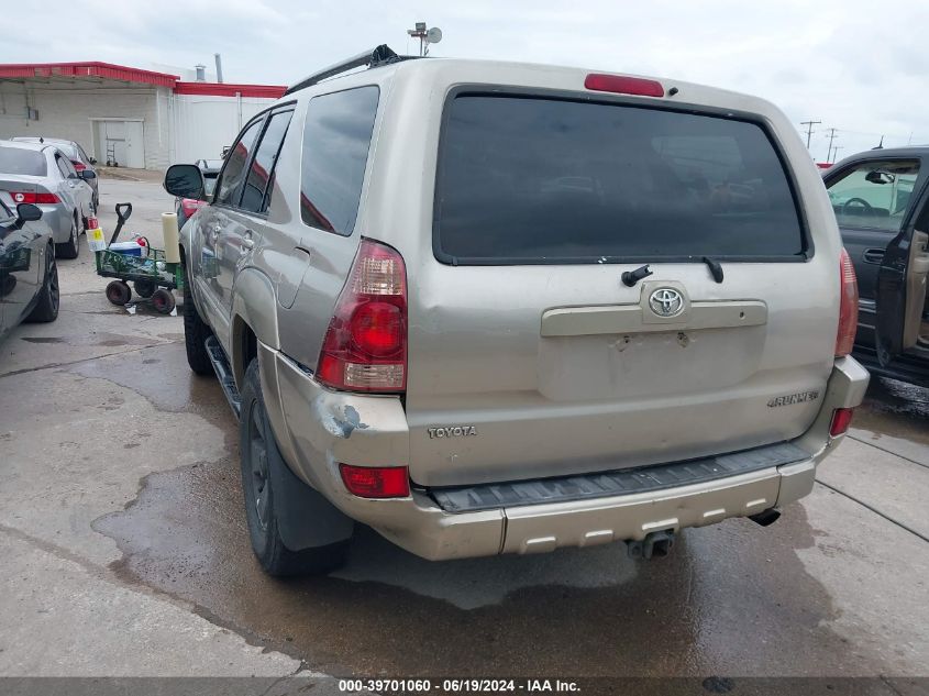 2004 Toyota 4Runner Limited V6 VIN: JTEZU17R140020099 Lot: 39701060