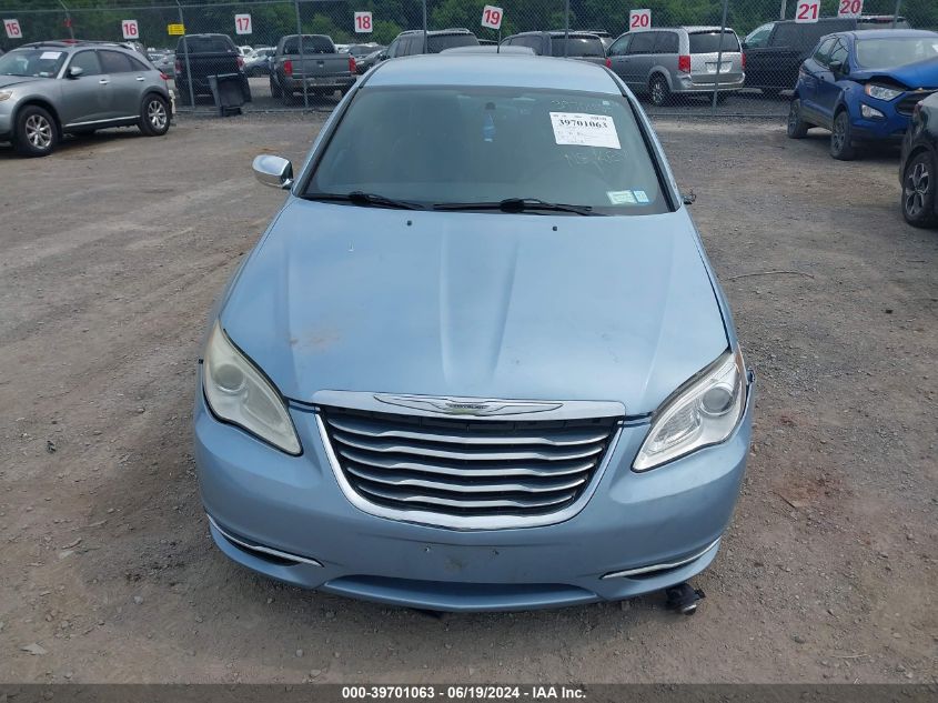 2012 Chrysler 200 Limited VIN: 1C3CCBCBXCN162923 Lot: 39701063