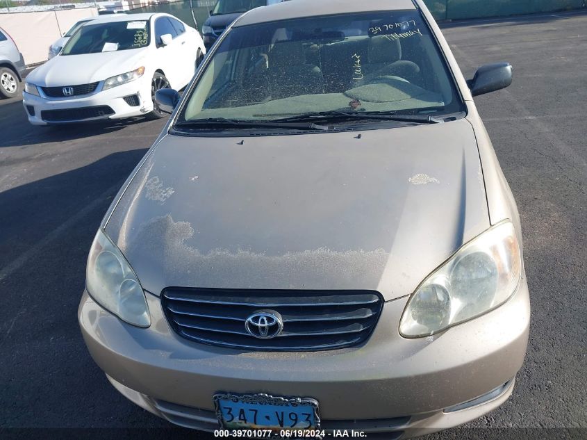 2004 Toyota Corolla Le VIN: 1NXBR32E84Z217539 Lot: 39701077