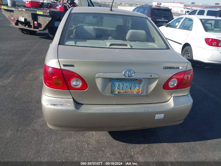 2004 Toyota Corolla Le VIN: 1NXBR32E84Z217539 Lot: 39701077