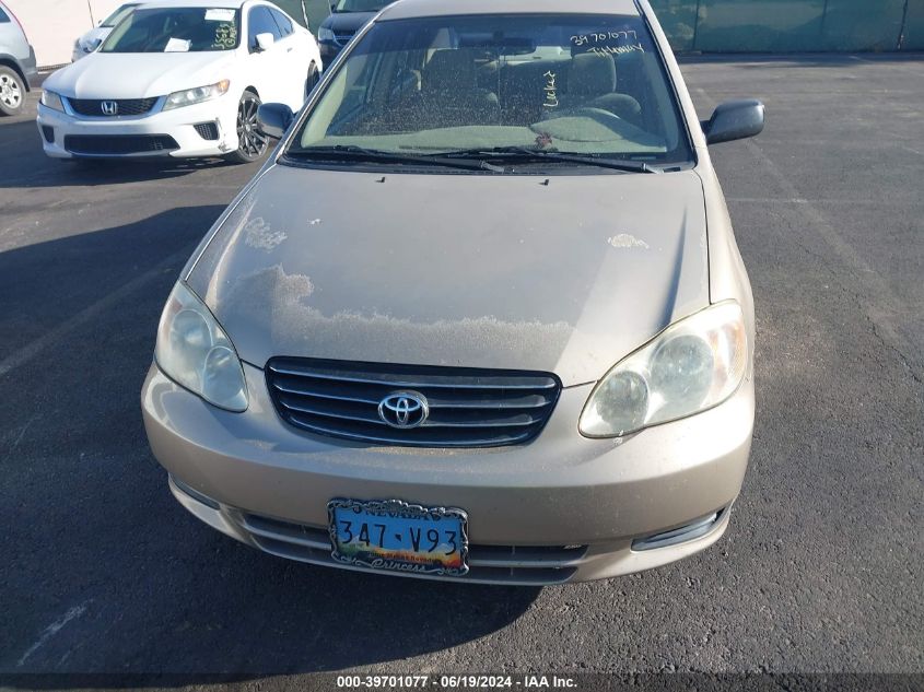 2004 Toyota Corolla Le VIN: 1NXBR32E84Z217539 Lot: 39701077