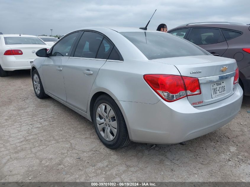 2012 Chevrolet Cruze Ls VIN: 1G1PC5SH3C7381675 Lot: 39701092