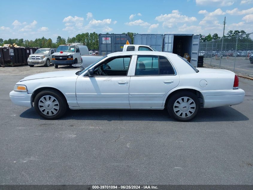 2008 Ford Crown Victoria Police/Police Interceptor VIN: 2FAFP71V88X145007 Lot: 39701094