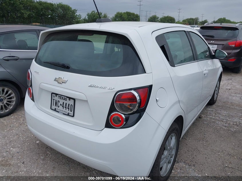 2015 CHEVROLET SONIC LT AUTO - 1G1JC6SH7F4106702