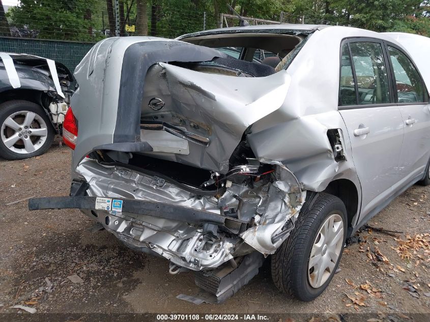2010 Nissan Versa 1.8S VIN: 3N1BC1AP7AL431427 Lot: 39701108