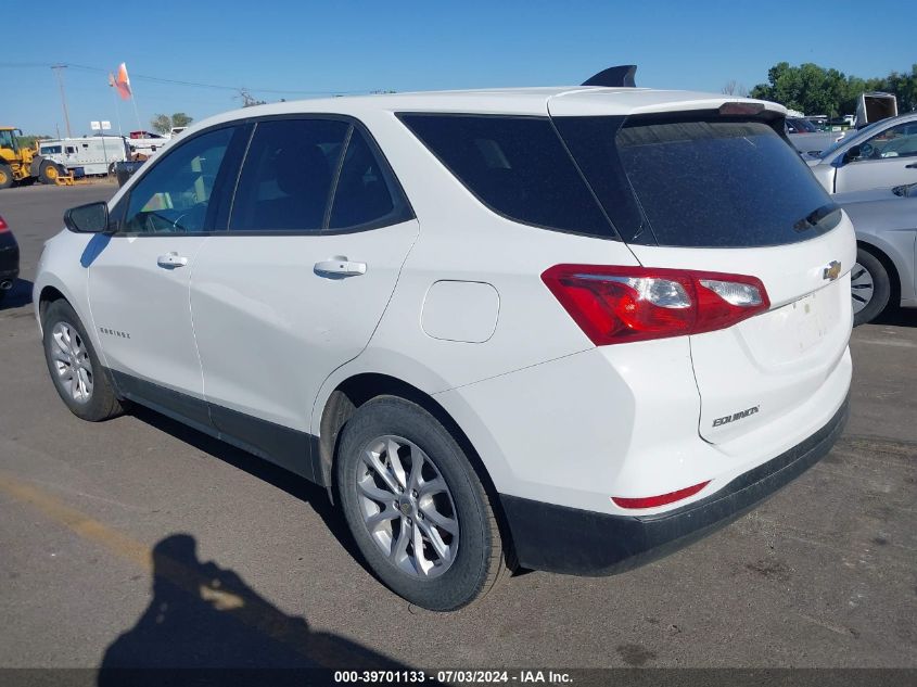 2019 Chevrolet Equinox Ls VIN: 3GNAXHEV2KS579465 Lot: 39701133