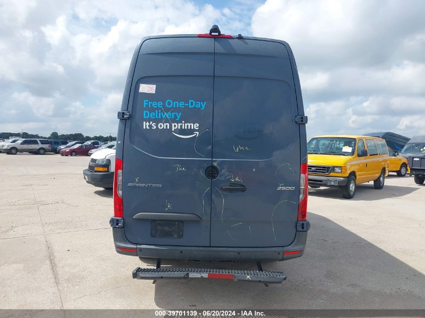 2019 Mercedes-Benz Sprinter 2500 High Roof V6 VIN: WD4PF1CD5KP124654 Lot: 39701139