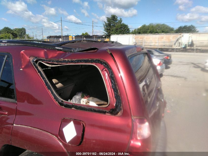 2005 Toyota 4Runner Limited V8 VIN: JTEBT17R358024775 Lot: 39701182