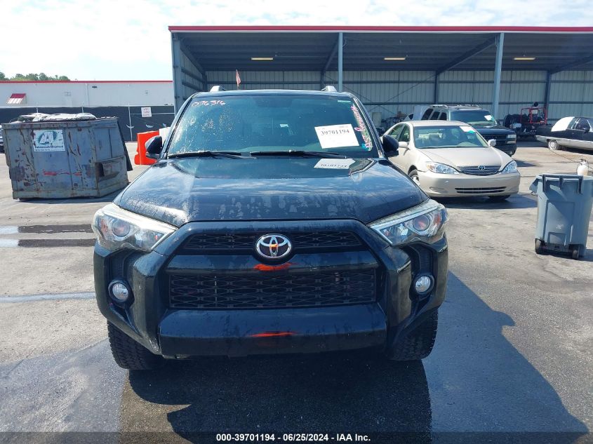 2014 Toyota 4Runner Sr5 VIN: JTEZU5JR4E5076316 Lot: 39701194