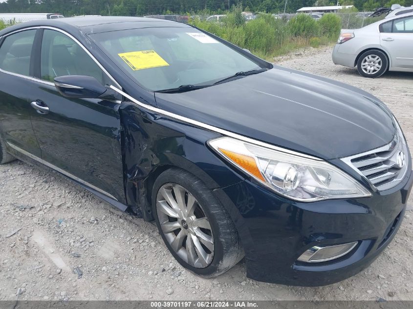 2012 Hyundai Azera VIN: KMHFH4JG2CA192201 Lot: 39701197