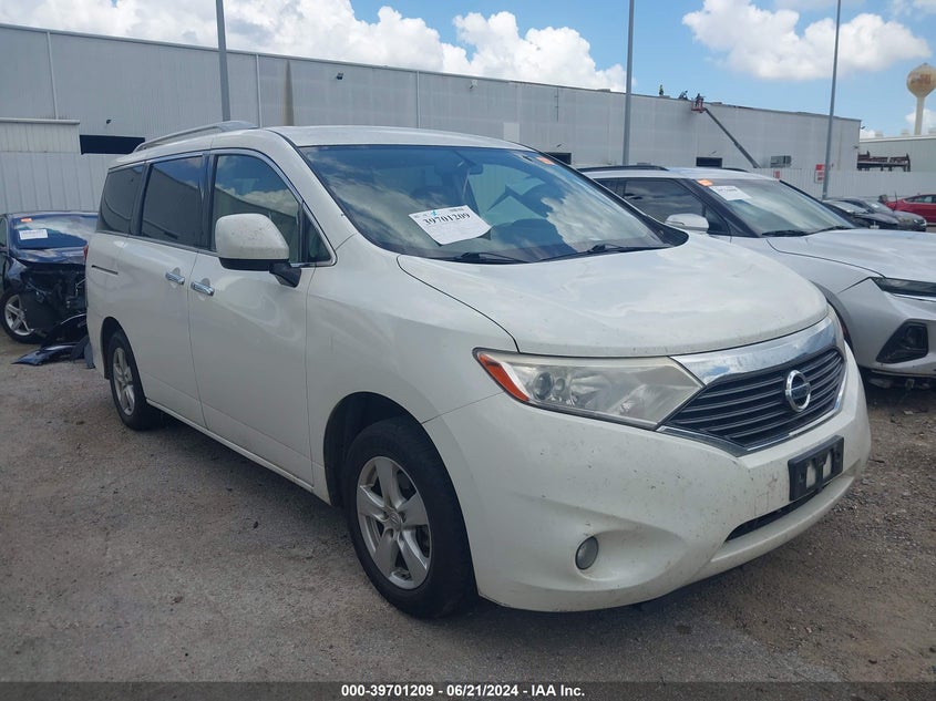 2016 Nissan Quest Platinum/S/Sl/Sv VIN: JN8AE2KP2G9154036 Lot: 39701209