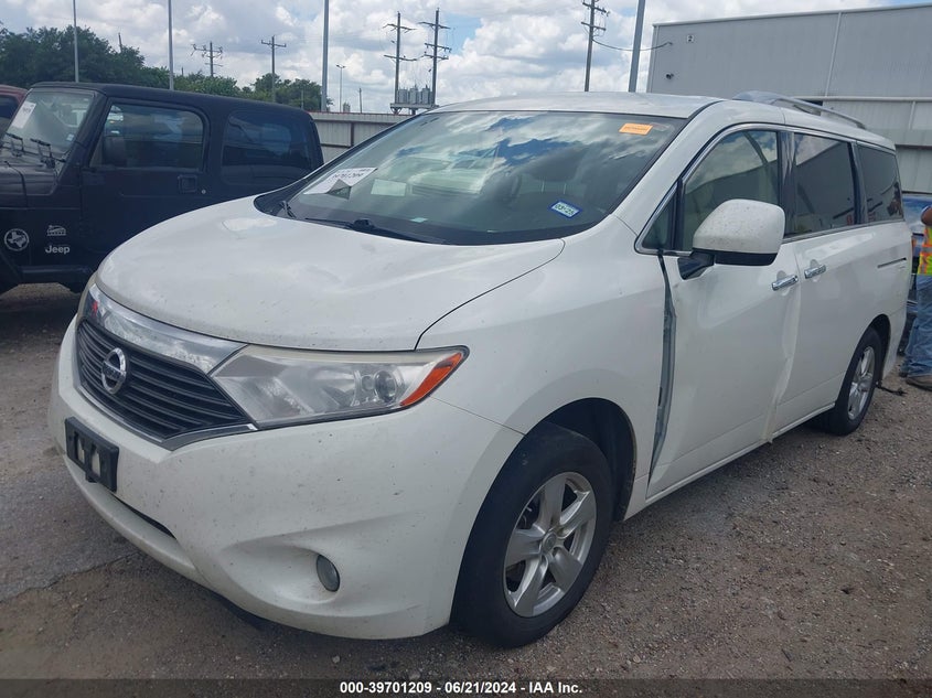 2016 Nissan Quest Platinum/S/Sl/Sv VIN: JN8AE2KP2G9154036 Lot: 39701209