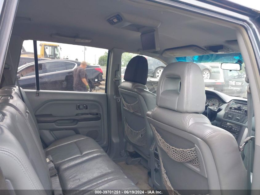 2004 Honda Pilot Ex-L VIN: 5FNYF186X4B004886 Lot: 39701251