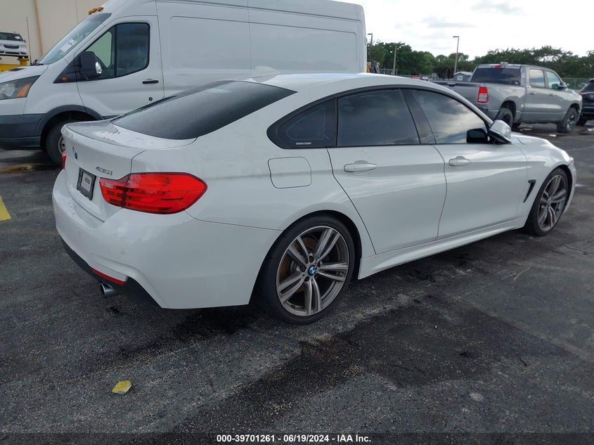2015 BMW 435I Gran Coupe VIN: WBA4B1C59FD954902 Lot: 39701261