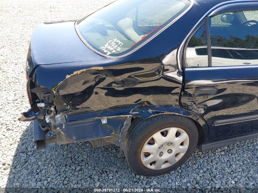 1999 Honda Civic Lx VIN: 2HGEJ6671XH550700 Lot: 39701272