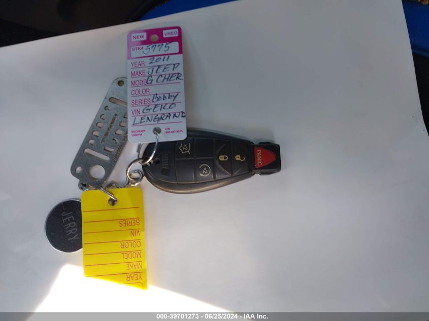 2011 Jeep Grand Cherokee Laredo VIN: 1J4RR4GT0BC534230 Lot: 39701273