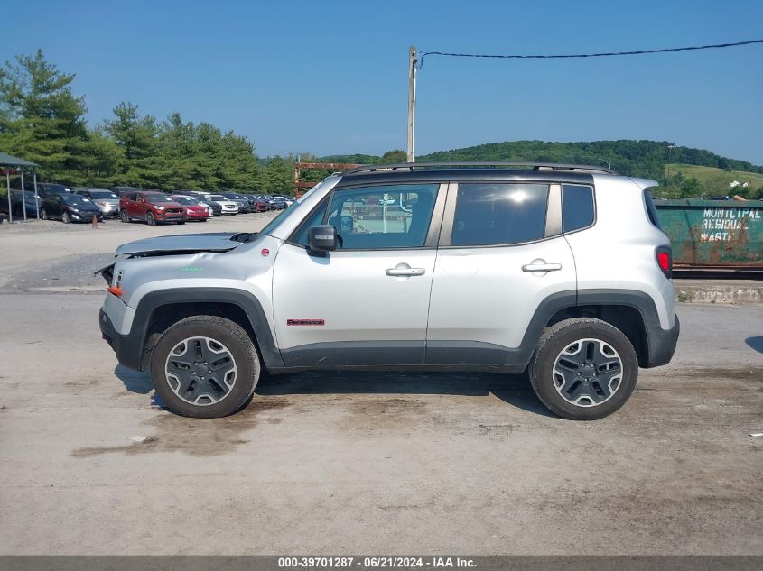 2016 Jeep Renegade Trailhawk VIN: ZACCJBCT9GPD74526 Lot: 39701287