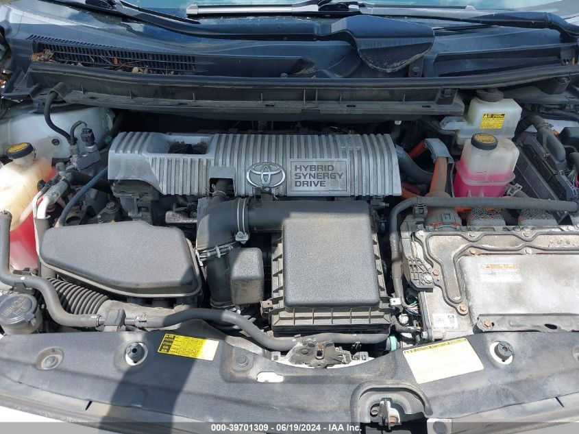 2011 Toyota Prius Two VIN: JTDKN3DU5B0297987 Lot: 39701309