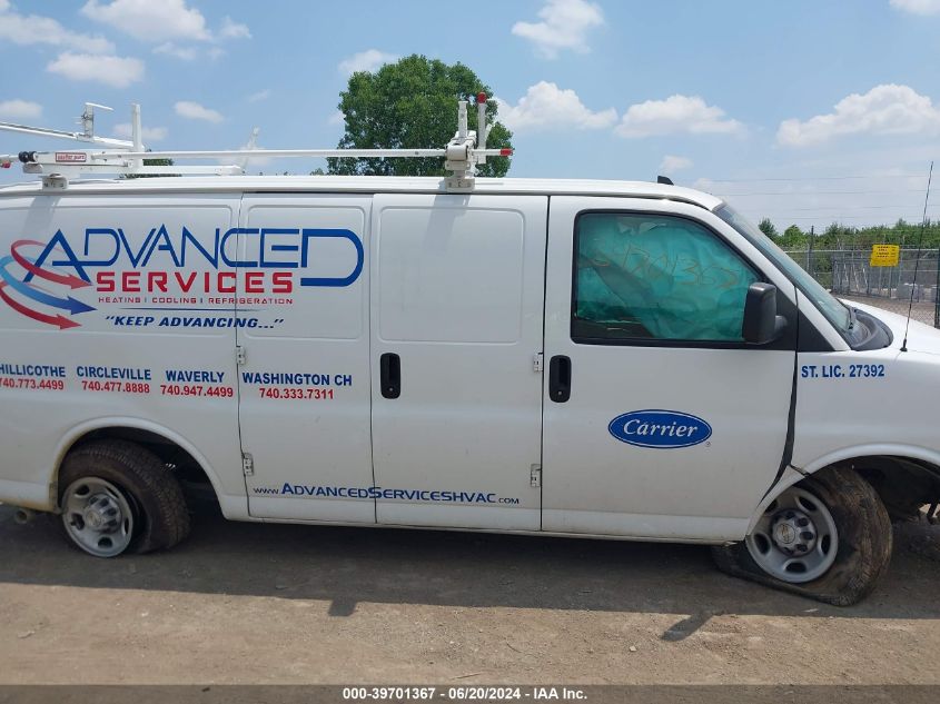 2021 Chevrolet Express Cargo Rwd 2500 Regular Wheelbase Wt VIN: 1GCWGAFP5M1188613 Lot: 39701367