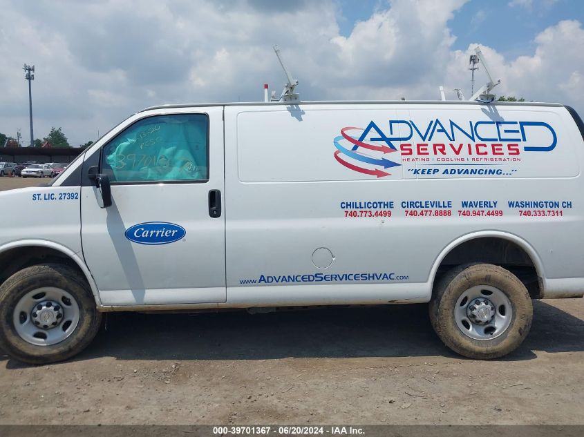 2021 Chevrolet Express Cargo Rwd 2500 Regular Wheelbase Wt VIN: 1GCWGAFP5M1188613 Lot: 39701367