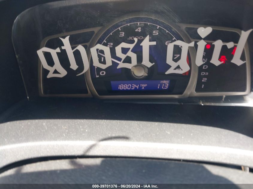 2007 Honda Civic Lx VIN: 1HGFA16547L134424 Lot: 39701376