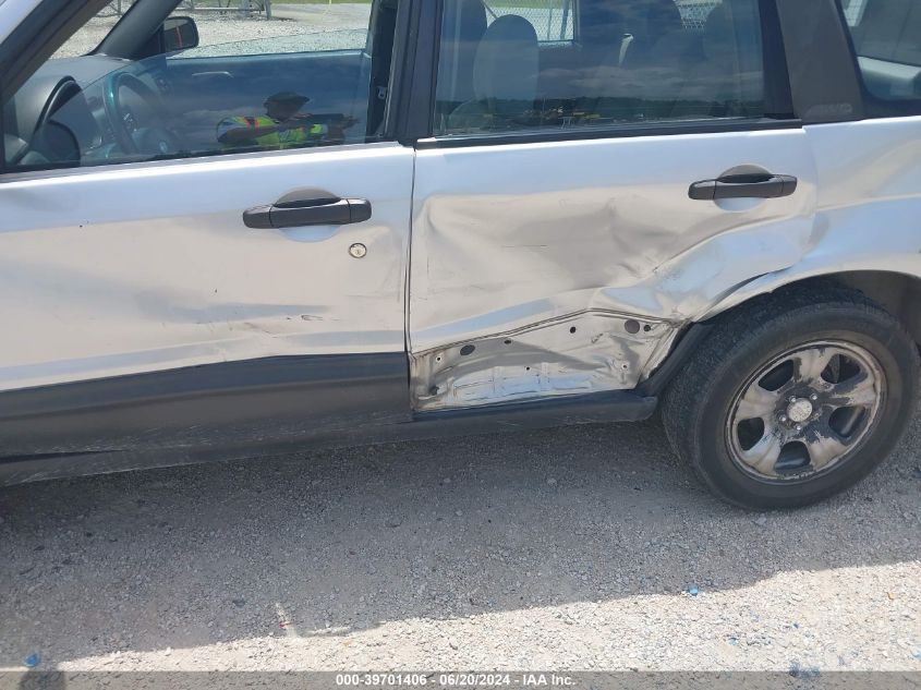 2003 Subaru Forester X VIN: JF1SG63623H735923 Lot: 39701406