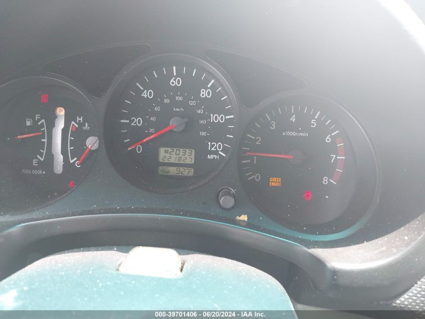 2003 Subaru Forester X VIN: JF1SG63623H735923 Lot: 39701406