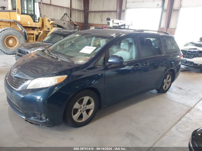 2012 Toyota Sienna Le V6 8 Passenger VIN: 5TDKK3DC2CS225577 Lot: 39701418