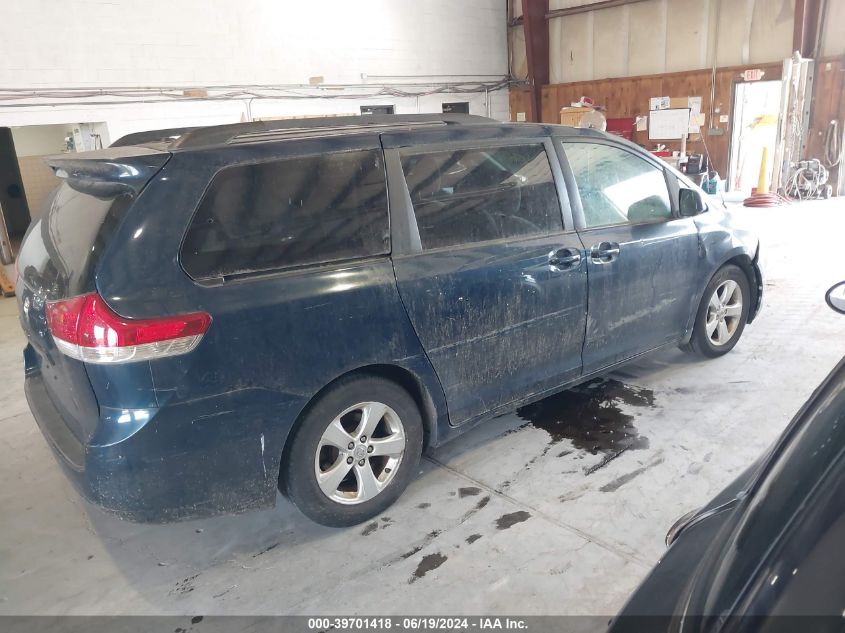 2012 Toyota Sienna Le V6 8 Passenger VIN: 5TDKK3DC2CS225577 Lot: 39701418