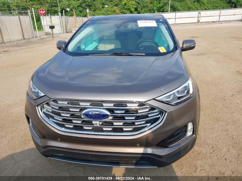 2019 Ford Edge Titanium VIN: 2FMPK4K94KBB87400 Lot: 39701439