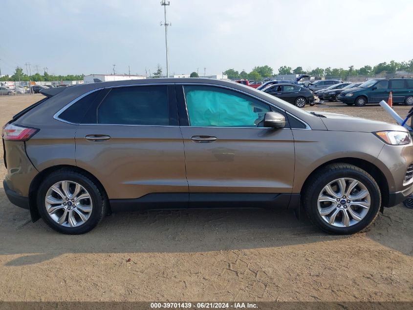 2019 Ford Edge Titanium VIN: 2FMPK4K94KBB87400 Lot: 39701439