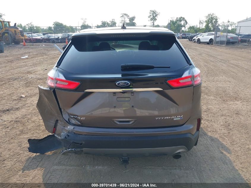 2019 Ford Edge Titanium VIN: 2FMPK4K94KBB87400 Lot: 39701439