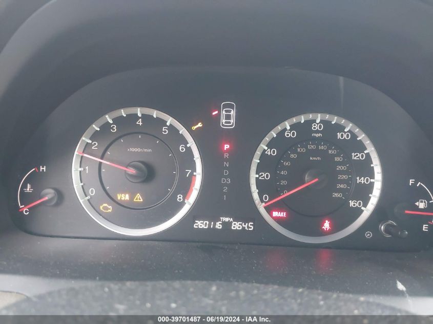 2010 Honda Accord 2.4 Ex VIN: 1HGCP2F79AA166331 Lot: 39701487