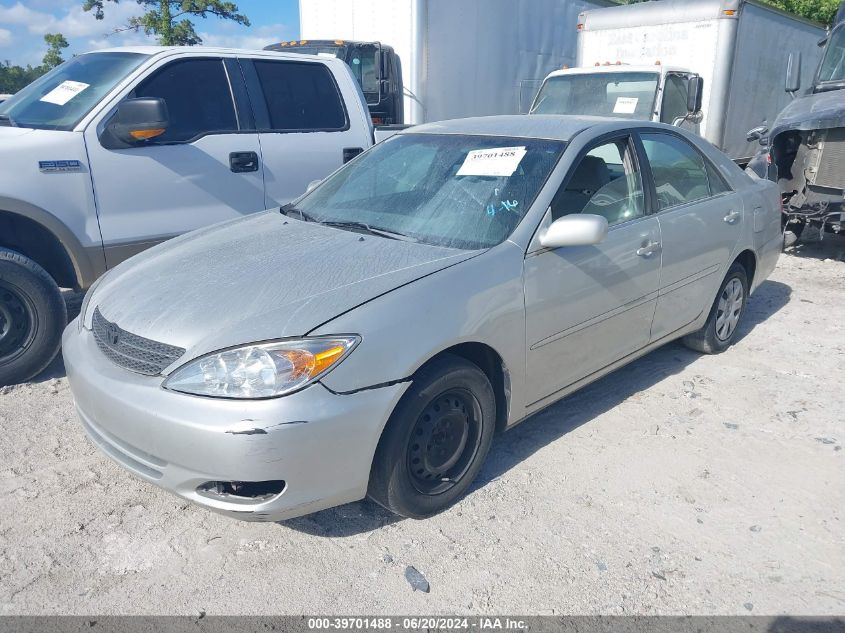 4T1BE32K024063018 | 2002 TOYOTA CAMRY