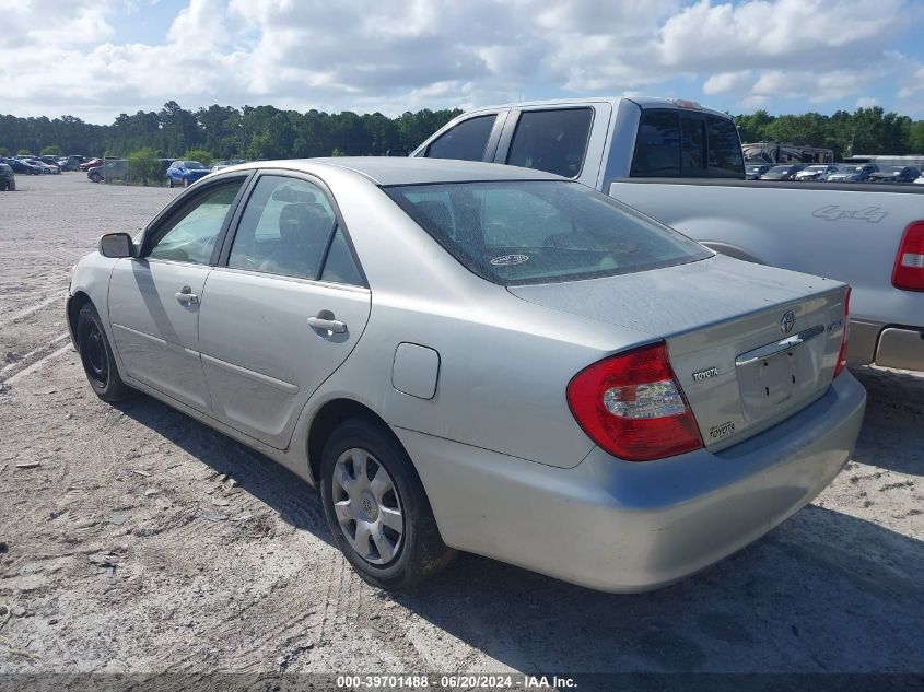 4T1BE32K024063018 | 2002 TOYOTA CAMRY