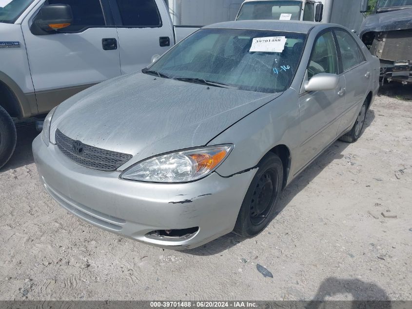 4T1BE32K024063018 | 2002 TOYOTA CAMRY