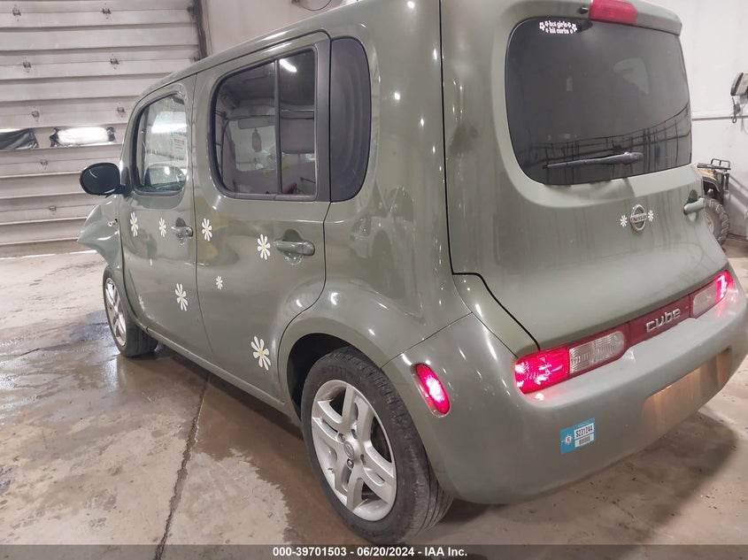 2009 Nissan Cube 1.8Sl VIN: JN8AZ28R39T118861 Lot: 39701503
