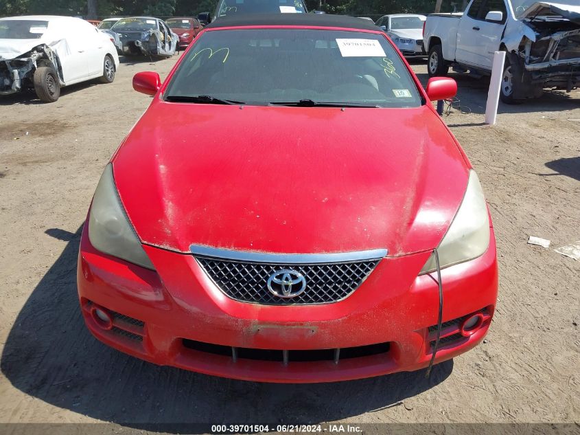 2007 Toyota Camry Solara Se VIN: 4T1FA38P77U133427 Lot: 39701504