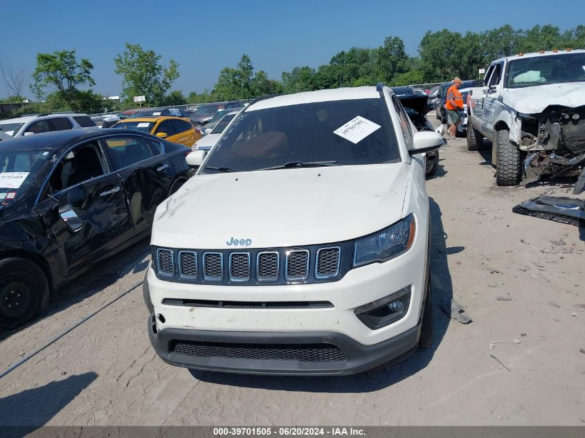 2019 Jeep Compass Latitude 4X4 VIN: 3C4NJDBB7KT733757 Lot: 39701505