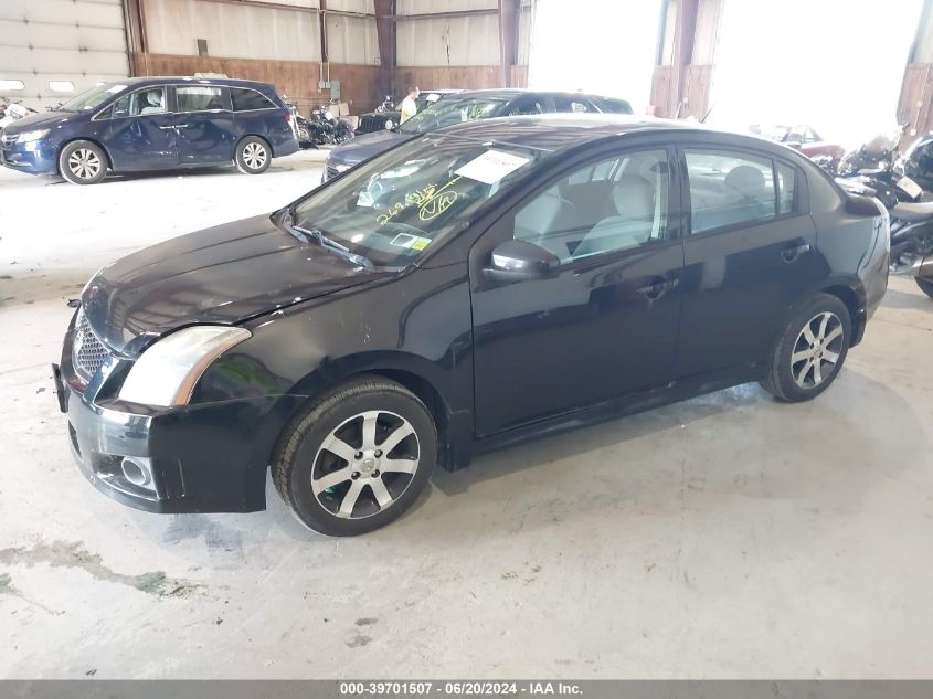 2012 Nissan Sentra 2.0 Sr VIN: 3N1AB6AP5CL675706 Lot: 39701507