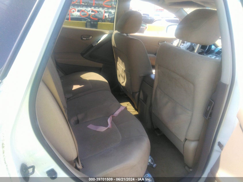 2012 Nissan Murano S VIN: JN8AZ1MW2CW204903 Lot: 39701509
