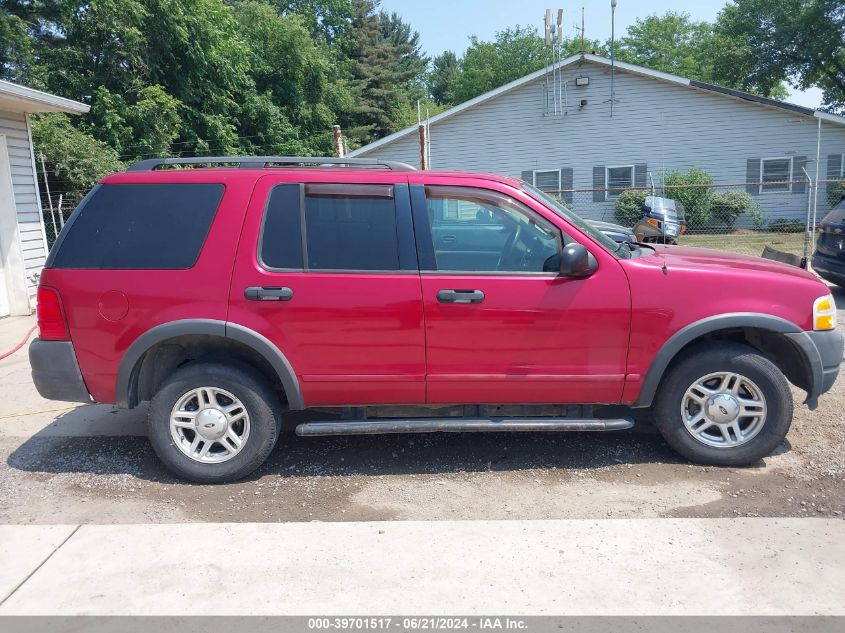 2003 Ford Explorer Xls VIN: 1FMZU72K93UC60523 Lot: 39701517